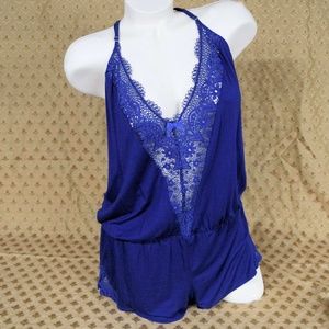 VS Navy Teddy Romper